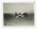 Signaling detachment. Signaling to airplane after capture of French [?] by Amer[ican] troops at JAM [?] Torcy, France 7-17-1918.