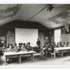Observers Class Room. 2nd Artillery Acrial Observation School, Sangi, France.