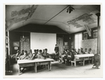 Observers Class Room. 2nd Artillery Acrial Observation School, Sangi, France.