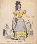 Miss Bartalozzi as Susanna, in the Marriage of Figaro