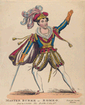 Master Burke as Romeo. (From the Surrey Theatre)