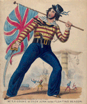 Mr. T. P. Cooke as Jack Junk in the Floating Beacon