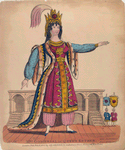 Mrs. Gomersal as Queen Esther, [King Anasuerus]