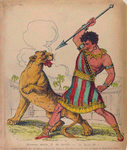 Monsieur Martin, & the Lioness. In Hyder Ali