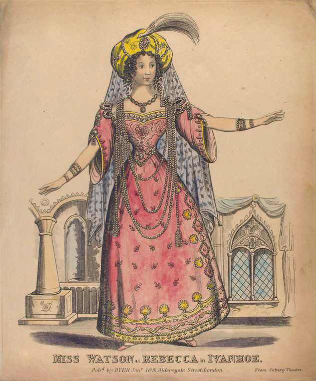 Miss Watson as Rebecca in Ivanhoe - NYPL Digital Collections