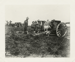 Howitzers in action - unid. Ussc view.