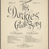 The darkies' cradle song