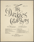 The darkies' cradle song