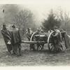 Howitzers being rolled back,  (unid. USSC view.