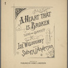 A heart that is broken