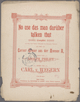 No use das man darüber talken thut