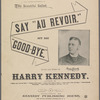 Say au revoir but not goodbye