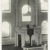 Pulpit in Old South Meeting House, Boston, where Joseph Warren exhorted the people to revolution.