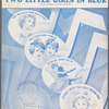 Two little girls in blue