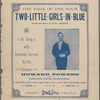 Two little girls in blue