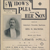 The widow's plea for her son