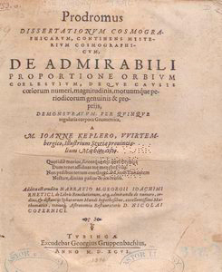 Prodromus dissertationum cosmographicarum continens mysterium cosmographicum