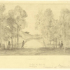 [Le lac du Bois de Boulogne.]