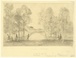 [Le lac du Bois de Boulogne.]