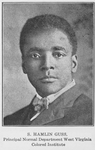 S. Hamlin Guss, Principal Normal Department West Virginia Colored Institute.