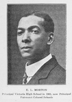 E. L. Morton, Principal Victoria High School in 1903, now Principal Fairmont Colored Schools.