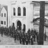 The Carolina Light Infantry and their armory.