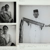 Buginese: Portraits of a young Buginese noblewoman with child ; Man holding alosu (rattle of bissu) at Sergeri