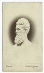 Photograph from John Brackett's bust of John Brown, made (the bust) in 1860 - sent by [] Mary E. Stearns College Hill, Mass., who owns the bust. Dec. 9, 1882.