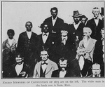Negro members of Convention of 1875 are on the left.  The White man in the back row is Sam Rice.