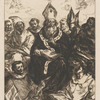 Saint Basile dictant sa doctrine, d'après Herrera le Vieux