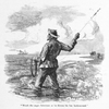 Watch the Negro fisherman as he throws his line horizonward