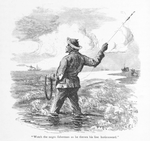 Watch the Negro fisherman as he throws his line horizonward
