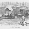 A cotton wagon-train