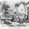 Negro cabins on a rice plantation