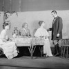 L to R: Joanna Roos (Sonia), Eduardo Cianelli (Ilya Telegin), Lillian Gish (Helena) and Osgood Perkins (Michael Astrov).