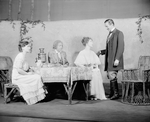 L to R: Joanna Roos (Sonia), Eduardo Cianelli (Ilya Telegin), Lillian Gish (Helena) and Osgood Perkins (Michael Astrov).