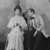 Lillian Gish (Helena) and Walter Connolly (Uncle Vanya).