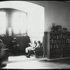 People reading in the window seats, Main Children's room, 1914