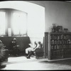 People reading in the window seats, Main Children's room, 1914
