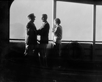 Yacht scene. L to R: Earle Larimore (Sam), Glenn Anders (Edmund Darrell) and Ethel Westley (Madeline).