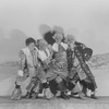 Marx brothers: Harpo, Chico, Zeppo and Groucho (as musketeers).