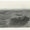 View of German first line trenches on Sept. 12, 1918. Mont Sec at the left and Baussart in the center beyond the woods. Near Fliry [i.e. Flirey], Meurthe et Moselle, France. Sept. 24, 1918.