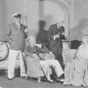 L to R: ??  as Sam Evans, Ernest Glendenning (seated) as Edward Darrell, Erskine Sanford (standing) as Charles Marsden and Elizabeth Risdon as Nina