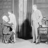 Philip Leigh as Prof. Leeds (seated), Judith Anderson as Nina and Tom Powers as Charles Marsden.