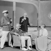 Richard Barbee (Sam, in yachting clothes), Frank Conroy (Edmund Darrell) seated, Ralph Morgan (Charles) adn Judith Anderson (Nina)