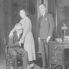Edgar Kent as Prof. Leeds, seated, Gale Sondergaard as Nina and Ralph Morgan as Charles Marsden