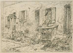 Devant de maisons.