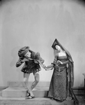 Charles Weidman and Eugeniae Liczbinska in music-dance-drama "Music of the troubadours" (Neighborhood Playhouse Production, New York, 1931)