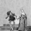 Charles Weidman and Eugenia Liczbinska in music-dance-drama "Music of the troubadours" (Neighborhood Playhouse Production, New York, 1931)