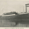 The R. M. S. P. (Royal Mail Steam Packet) "Berbice", just after launching